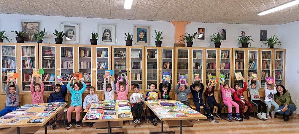 Opovo: Prvaci u poseti školskoj biblioteci